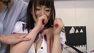 I experienced first anal bondage with japanese girl 18