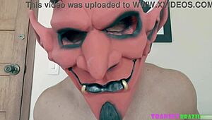 latina amateur solo with big black cock in homemade pep talk 😊