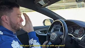 डीपी थ्रीसम: सड़क पर मिली अजनबी बेब के साथ रौल बड के साथ डीपी एनल थ्रीसम