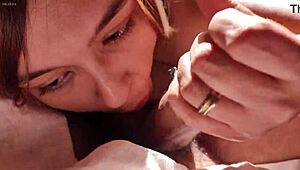 i give a delicious blowjob on a sunny afternoon to my couple