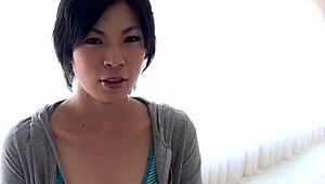 japanese lady with big tits in kimono saki aoyama sucks cock outdoors uncensored