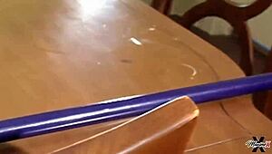 Madame Noir in Female Domination Session with Toys and Squirting