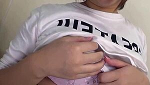 Intense creampie with cute asian girl