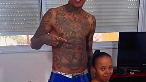 Aninha maid takes big cock in ass