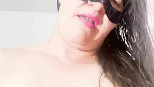 Wow, this Colombian madrastra with giant cameltoe rides her stepson wild in the USA