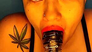 Horny Colombian Playing With Her Dildo In A Shower Maquinasperfectas!