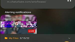 Wow, check out Artoftease flashing her stunning boobs and hot body on webcam!