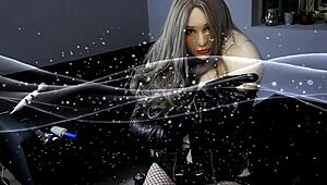 Babe Self-Bonds in Leather and Nylon Plastic Wrap