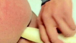 Misslili with that big round beautiful ass taking a dildo in her asshole at home 😘