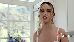 Are we sneaking around again, step sis, for another wild night?