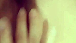 The beautiful Latina babe shows her vagina and asks if you'd lick it.