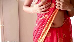 नेपाली कपल सारि में घर पर फकिंग!