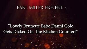 Danni Cole's kitchen counter dicking adventure