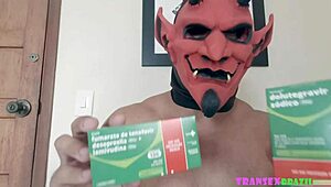 latina amateur solo with big black cock in homemade pep talk 😊