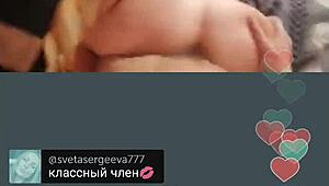 Watch the man jerk off while his woman watches.