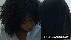 Have you seen Misty Stone and Vina Sky with her best friend’s stepmom?
