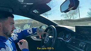 डीपी थ्रीसम: सड़क पर मिली अजनबी बेब के साथ रौल बड के साथ डीपी एनल थ्रीसम