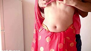 नेपाली कपल सारि में घर पर फकिंग!