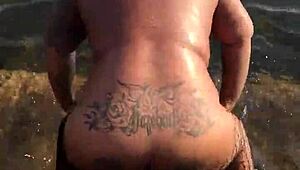 hazelnutxxx shakes her wild ass in the wild on fulltube.xxx