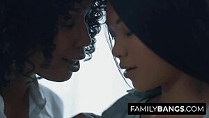 Have you seen Misty Stone and Vina Sky with her best friend’s stepmom?