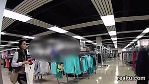 Adorable Czech Nympho Seduced and Pounded in Mall POV