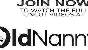 I can't believe this busty milf and mature lesbian strapon play from OldNanny