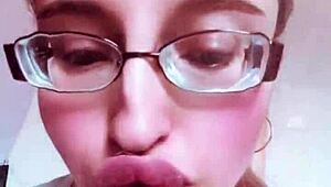 This Nude Chick with Lipstick Is Gonna Make You Hot as a Slave