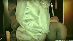 Homemade protein breakfast prepared by the mature blonde couple for the woman.