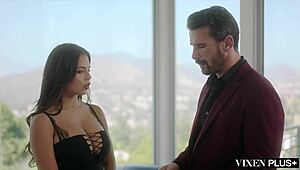 Bunny's First Threesome with Autumn Falls Featuring Cunilingus and Riding