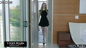 Bunny's First Threesome with Autumn Falls Featuring Cunilingus and Riding