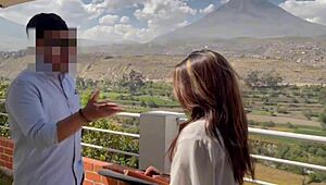 Asesora inmobiliaria me da el recorrido de cliente y terminamos follando aqp natural tits small 18+ tits young 18+ skinny ass lick sexy cute babe