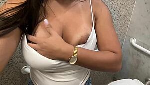 Masturbated in Public Mall Bathroom