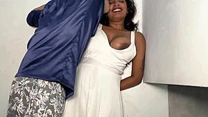 boyfriend invited his girlfriend to the house for bisexual fun