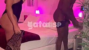 busty amateur wife takes bbc without condom in front of cuckold husband