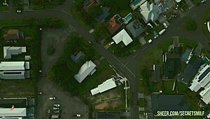 Homemade protein breakfast prepared by the mature blonde couple for the woman.