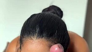 hey, i suck that big black cock and lick balls before heading to the office with my ebony slut.