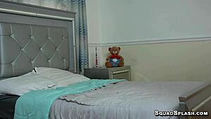 I's watching josie tucker ride big cock in missionary and cowgirl, creampie finish!