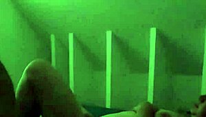 Chubby Step-Mom Plays With Toy In Amateur Video.