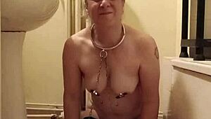 Slave Trained with Dildos in Intense Session!