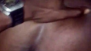 Big Black Ass Stroked By Long Dick Until Orgasm!