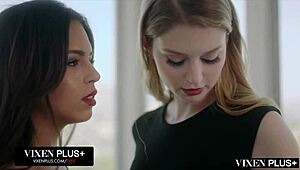 Bunny's First Threesome with Autumn Falls Featuring Cunilingus and Riding