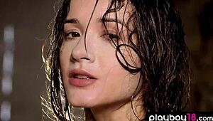 Wow, Steamy Ukrainian Beauty Vi Stripping!