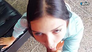 Girlfriend moans during delicious anal sex, ending with cum on her perfect ass!