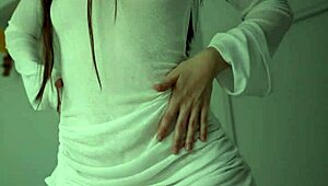 Oh, feel that cream sliding over my ass... you rubbing it in with all that white lube, making it so slippery and close-up!