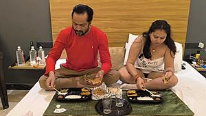 stepdaughter rides dad