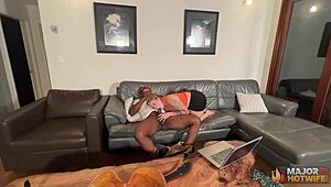 Busty blonde Subgirl0831 enjoys her pussy getting deeply fucked by Rome Major in interracial action.