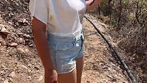 jungle me gf ko bula k choda indian teen fucked in forest