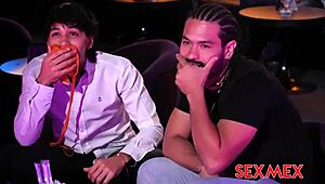 Danna Vallejo strips and fucks in quickie blowjob session!