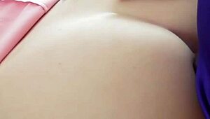 Gorgeous British blonde teen gets her horny pussy fucked deeply with a strapon by the girl next door.