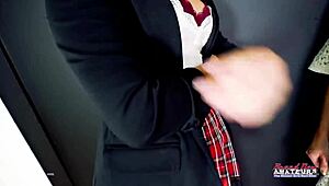 Petite hotties keyton and nica share hard cock to suck and get banged by 😘